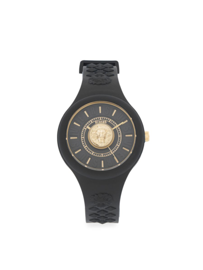 Versus Women's 39mm Stainless Steel & Silicone Watch In Black