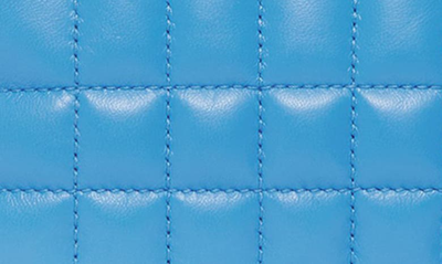 Shop Burberry Lola Check Quilted Leather Crossbody Bag In Bright Sky Blue
