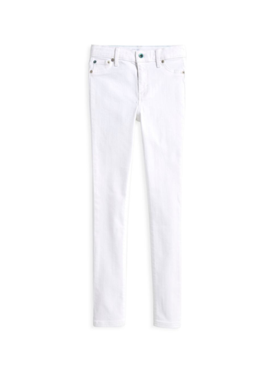 Shop Vineyard Vines Little Girls & Girl's Cotton-blend Stretch Jeans In White