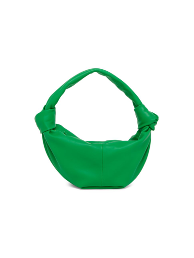 Shop Bottega Veneta Women's Double Knot Mini Top Handle Bag In Parakeet