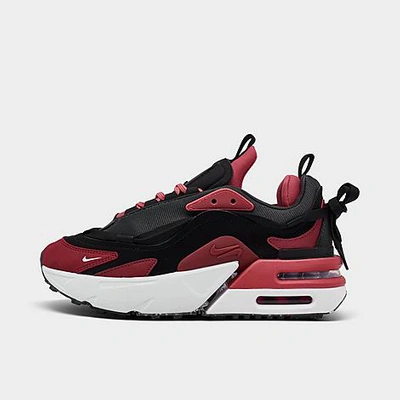 Shop Nike Women's Air Max Furyosa Casual Shoes In Black/white/anthracite/archaeo Pink