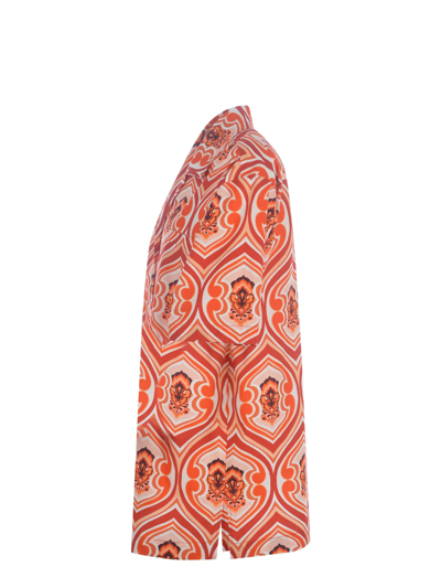 Shop Etro Camicia  Rocket In Cotone In Arancione