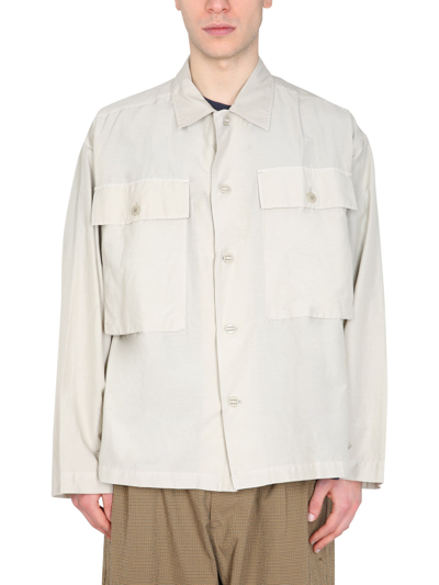 Shop Ymc You Must Create Military Shirt In Bianco