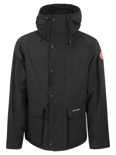Shop Canada Goose Lockeport - Padded Jacket In Black