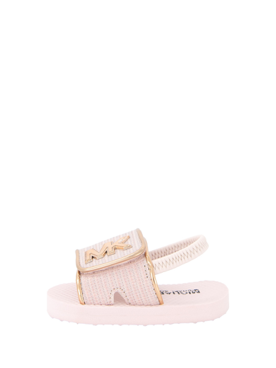 Shop Michael Kors Kids Sandals For Girls In Pink