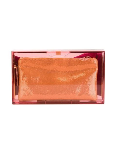 Shop Charlotte Olympia Twisted Effect Clutch - Pink