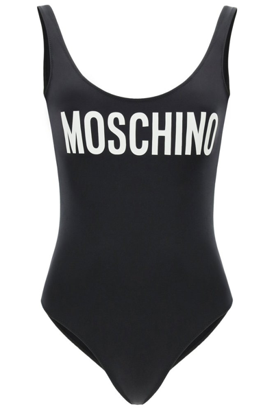 Shop Moschino Logo One In Black