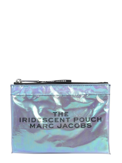 Shop Marc Jacobs The Iridescent Flat Pouch In Multi