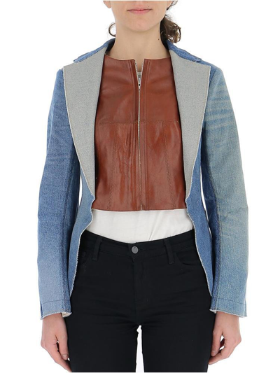 Shop Junya Watanabe Contrast Jacket In Multi