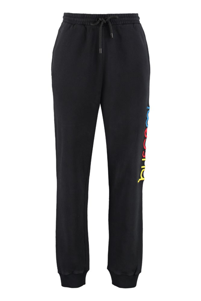 Shop Buscemi Logo Embroidered Sweatpants In Black