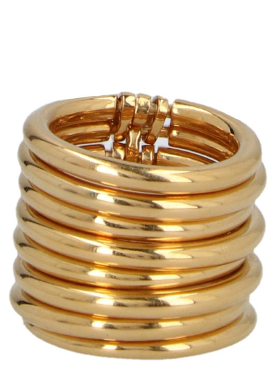 Shop Ambush Multi Layer Ring In Gold