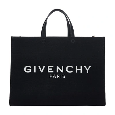 Shop Givenchy Medium G Tote Shopping Bag In Noir