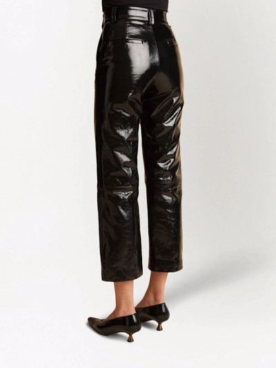 Khaite Melie Cropped Trousers In Black