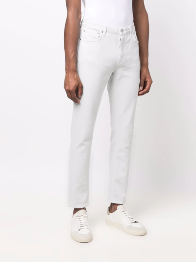 Shop Haikure Slim-cut Denim Jeans In Weiss