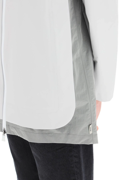 Shop Herno Laminar Laminar Jacket In Gore-tex 2l And Opalescent In Grey