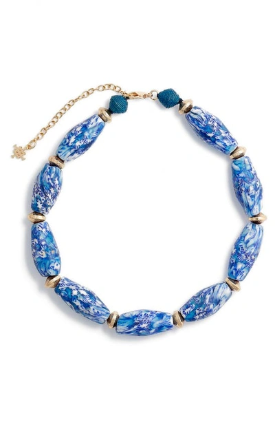 Shop Akola Staement Choker Necklace In Blue Multi