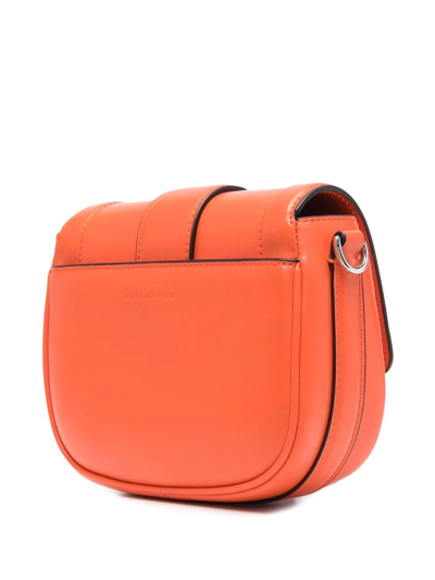 Shop Karl Lagerfeld K/saddle Small Crossbody Bag In Orange
