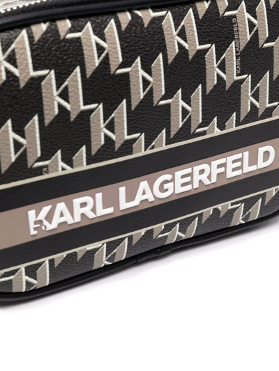 Shop Karl Lagerfeld K/ikonik Crossbody Bag In Black