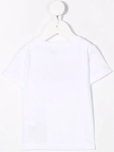 Shop Levi's Logo-print T-shirt In White