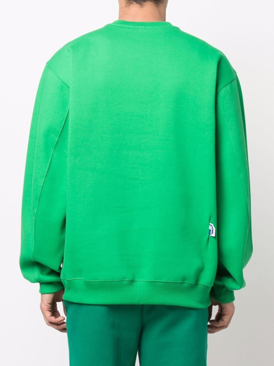 Ader Error Green Cotton Sweatshirt In Green