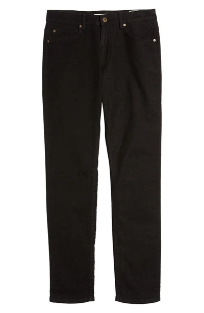 Shop Billy Reid Moleskin Slim Fit Five Pocket Pants In Black Walnut