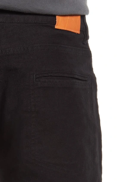 Shop Billy Reid Moleskin Slim Fit Five Pocket Pants In Black Walnut