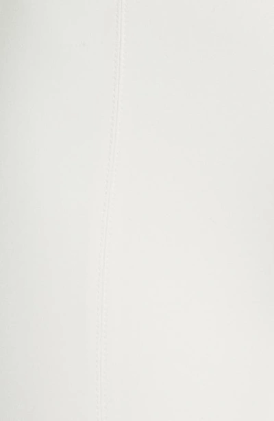 Shop Alo Yoga Airbrush High Waist Split Hem 7/8 Leggings In Ivory