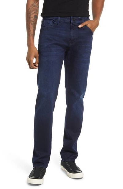 Shop Mavi Jeans Marcus Slim Straight Leg Jeans In Dark Brushed Athletic