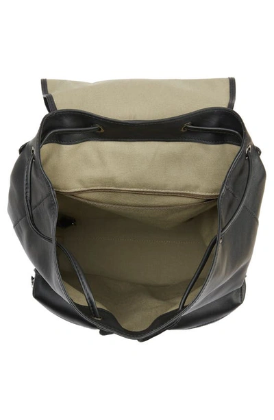 Shop Longchamp 3d Leather Backpack In Black