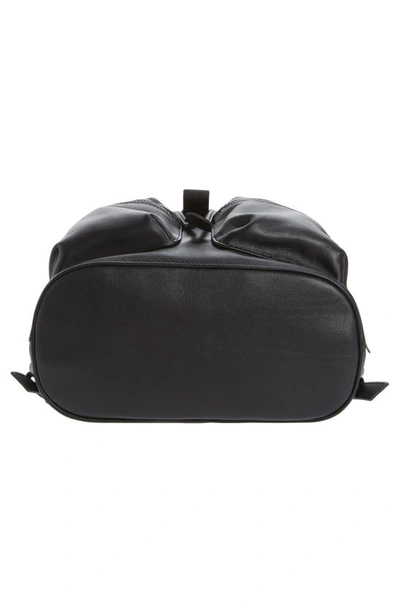 Shop Longchamp 3d Leather Backpack In Black