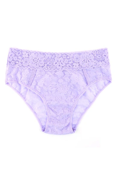 Shop Hanky Panky Daily Lace Briefs In Lilac Bloom