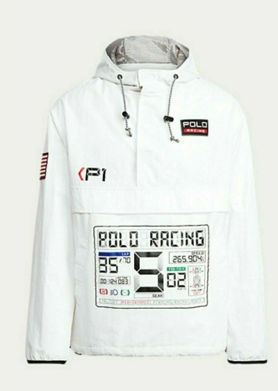 Pre-owned Polo Ralph Lauren Rrl P-wing Racing Jacket Stadium 1992