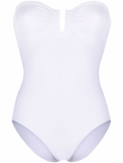 Shop Eres `cassiopee` One-piece In Bianco