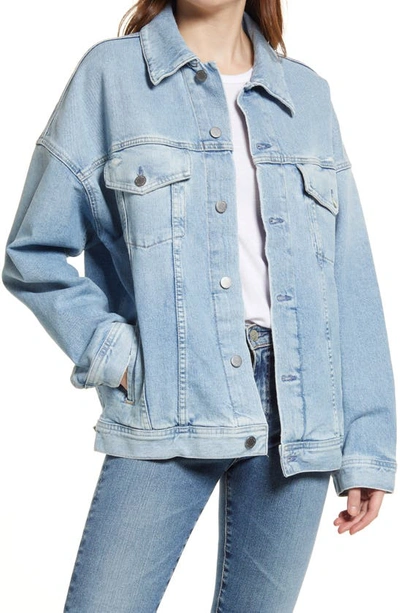 Ag Robyn Button-front Denim Jacket In 23 Years Facade