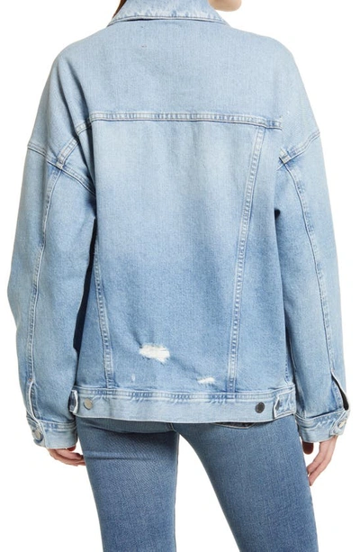 Ag Robyn Button-front Denim Jacket In 23 Years Facade