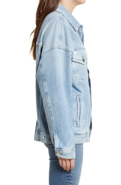 Ag Robyn Button-front Denim Jacket In 23 Years Facade
