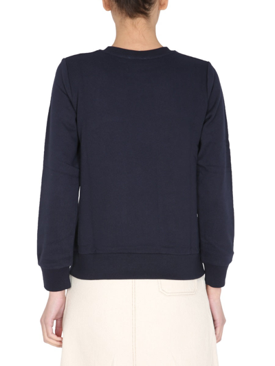 Shop Apc "viva" Sweatshirt In Blue