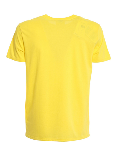 Shop Lacoste Men's Yellow Other Materials T-shirt