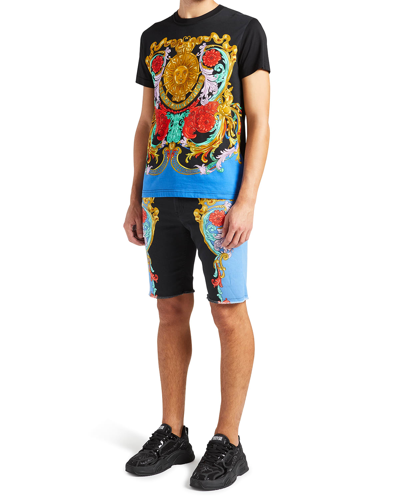 Shop Versace Jeans Couture Men's Sunflower Garland T-shirt In 899 948