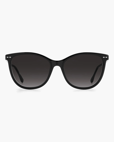 Shop Isabel Marant Rectangular Sunglasses In Black