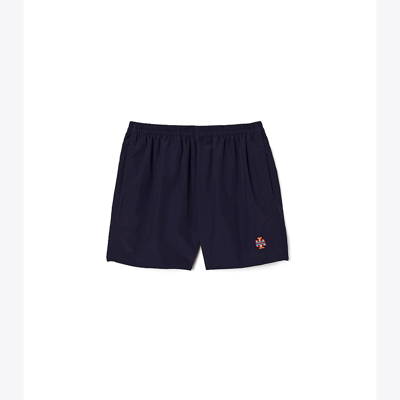 Shop Tory Sport Camp Short In Tory Navy