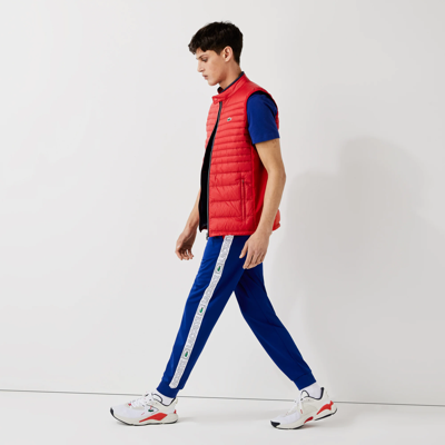 Shop Lacoste Men's Sport Branded Bands Sweatpants - 4xl - 9 In Blue