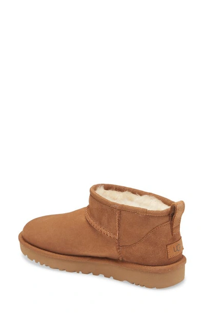 Shop Ugg Ultra Mini Classic Boot In Chestnut Suede