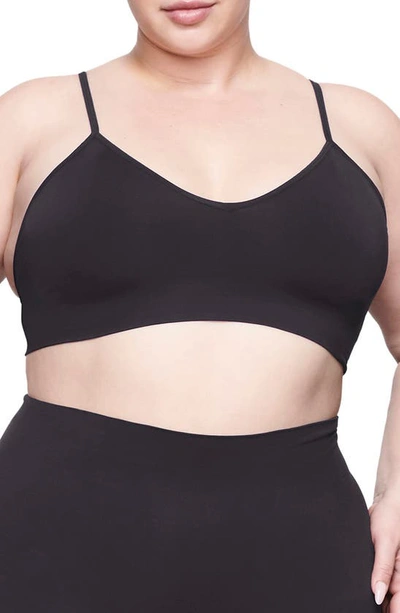Shop Skims Soft Smoothing Seamless Bralette In Eclipse