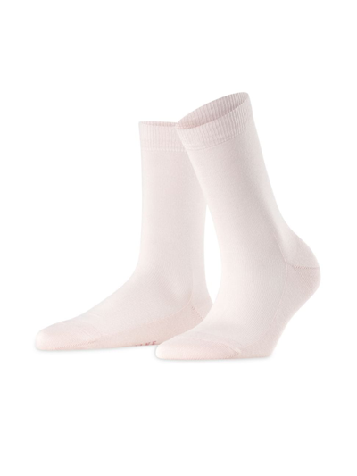 Shop Falke Women's Family Ankle Socks In Light Pink