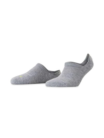 Shop Falke Women's Cool Kick Invisible Socks In Light Grey