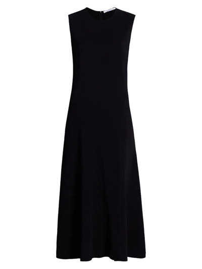 Shop Another Tomorrow Women's Sleeveless Jersey Maxi Dress In Black
