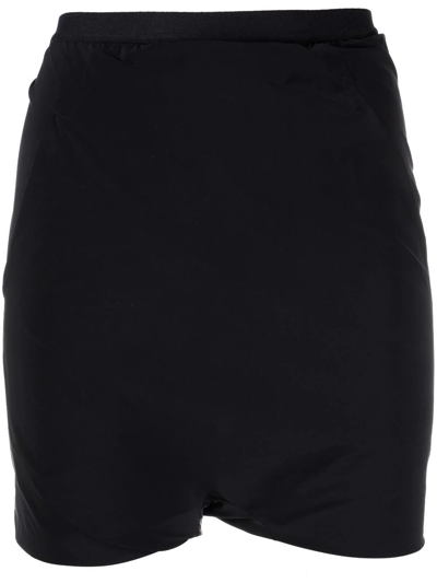 Shop Rick Owens Buds Stretch Shorts In Black