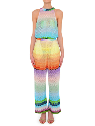 Shop Missoni Women's Multicolor Viscose Jumpsuit