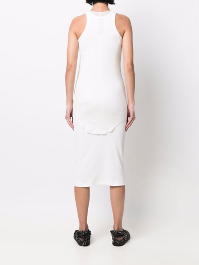 Shop Rick Owens Sleeveless Cotton Top In White